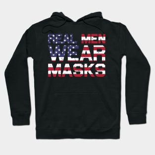 Real Men Wear Masks USA Hoodie